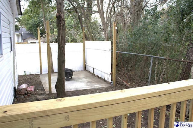 114 Law St, Darlington, SC 29532 - view of yard with a patio and fence