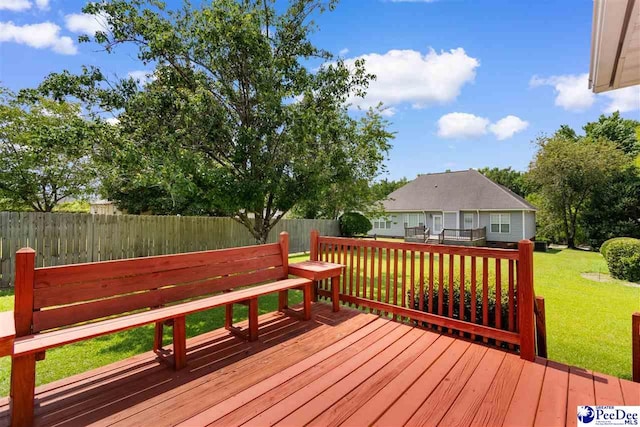 2122 Twin Bridge Dr, Florence, SC 29505 - view of wooden deck