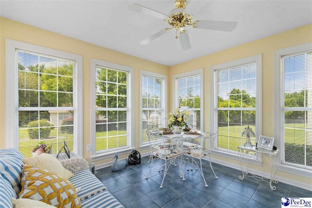 2122 Twin Bridge Dr, Florence, SC 29505 - sunroom featuring healthy amount of natural light and tile patterned flooring