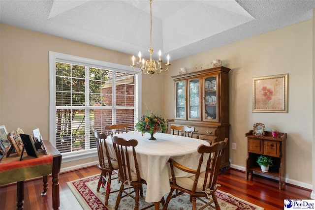 2122 Twin Bridge Dr, Florence, SC 29505 - dining room featuring a chandelier and wood finished floors