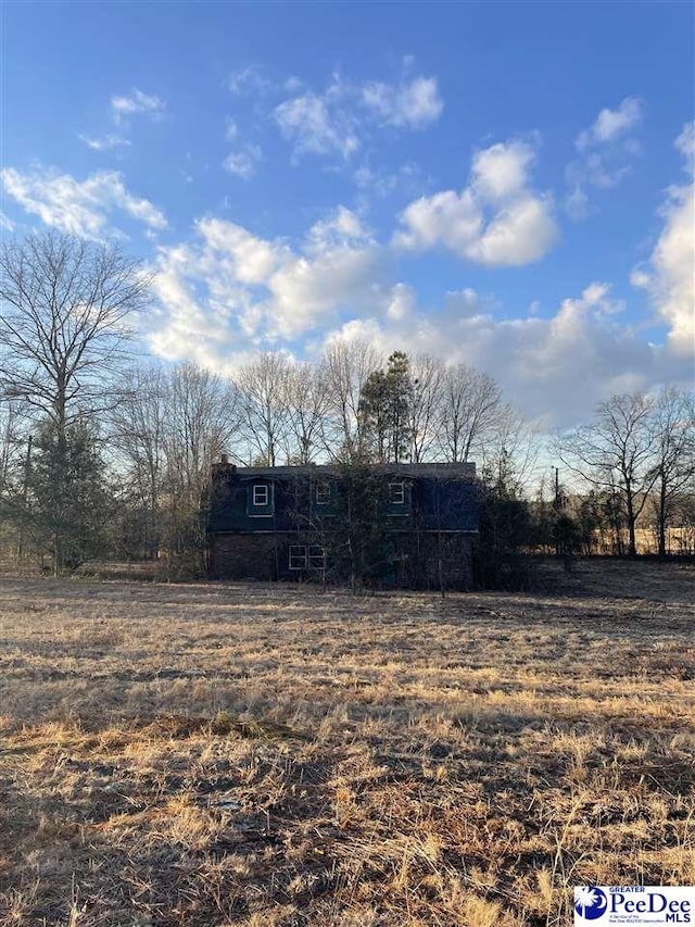 exterior space featuring a rural view