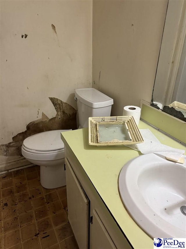 803 Pearl St, Darlington, SC 29532 - half bathroom featuring toilet and vanity