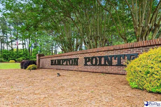 3250 Hampton Pointe Dr, Florence, SC 29501 - view of community / neighborhood sign