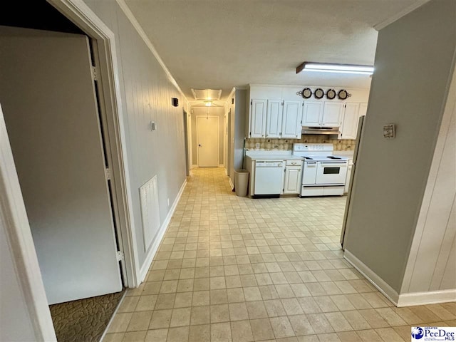 109 Tec Rd, Cheraw, SC 29520 - hallway featuring ornamental molding and light tile patterned floors