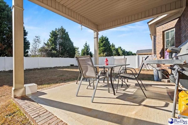 view of patio