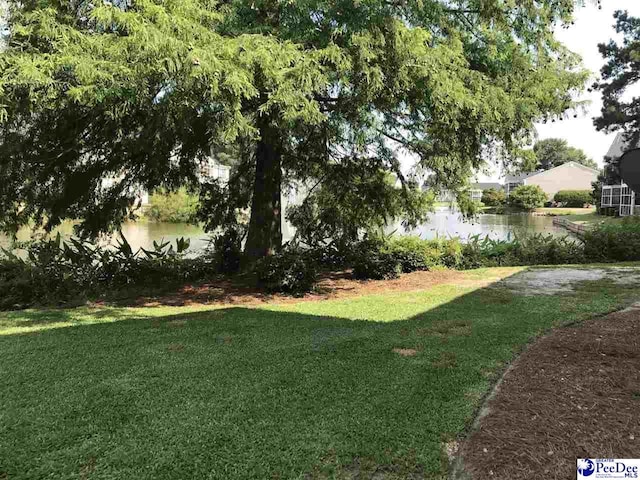 1424 Golf Terrace Blvd, Florence, SC 29501 - view of green lawn with a water view