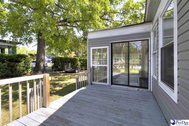 view of deck