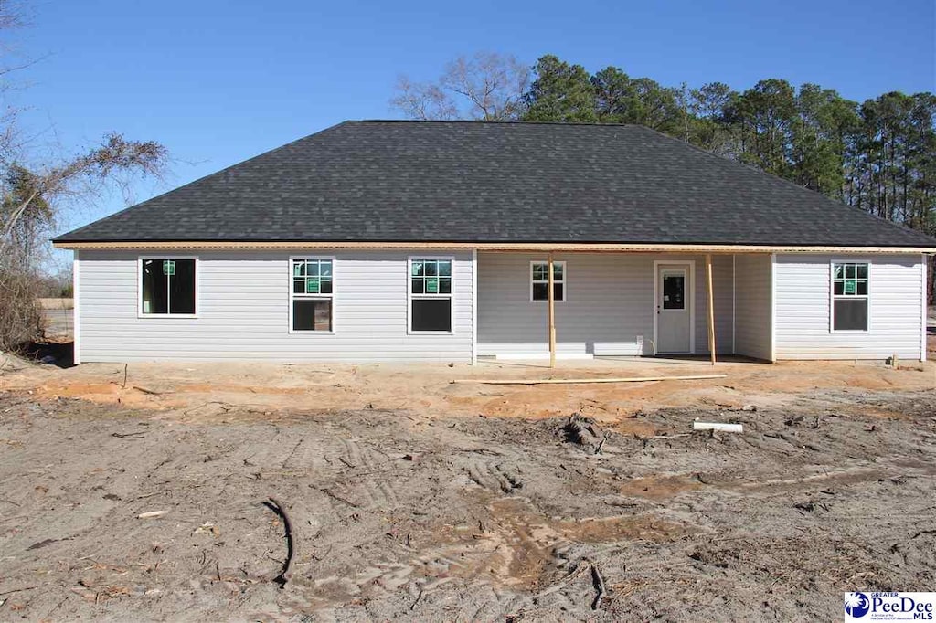 back of house featuring a patio area