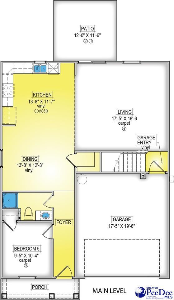 1217 Summer Duck Loop, Florence, SC 29501 - property floor plan