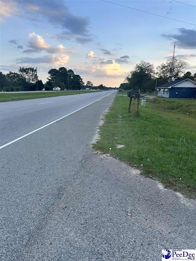 view of road