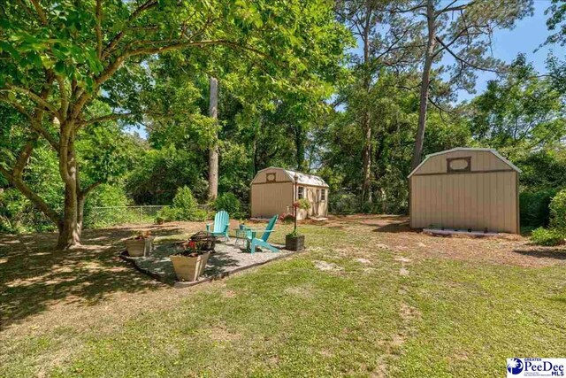 1314 Sewanee Ave, Florence, SC 29501 - view of yard with view of wooded area