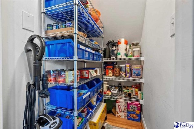 view of pantry