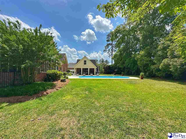 1217 Hillside Dr, Dillon, SC 29536 - view of yard with an outdoor pool