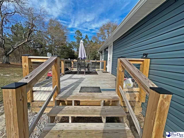 view of deck