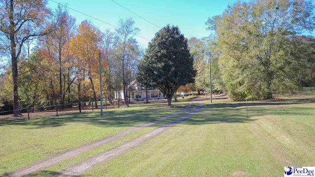 exterior space with a lawn