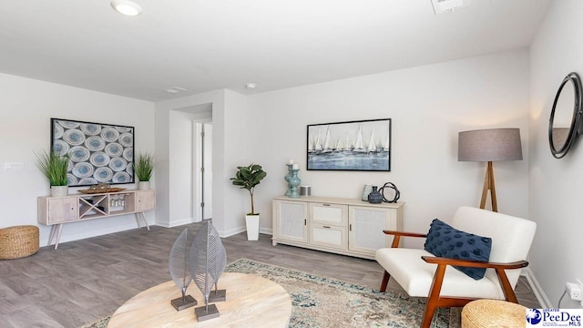 585 Strawberry Field Way, Galivants Ferry, SC 29544 - living room with wood finished floors and baseboards