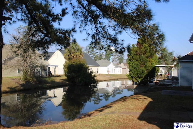 view of water feature