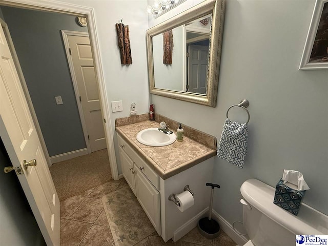 159 Ridge Rd, Cheraw, SC 29512 - bathroom featuring vanity and tile patterned flooring