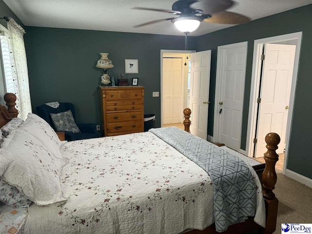 159 Ridge Rd, Cheraw, SC 29512 - bedroom with carpet and ceiling fan