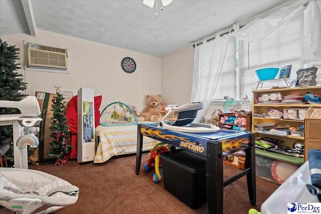 304 Wells St, Darlington, SC 29532 - bedroom with carpet and a wall unit AC