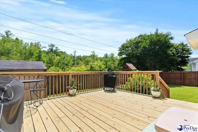 657 Red Tip Cir, Florence, SC 29501 - view of wooden deck
