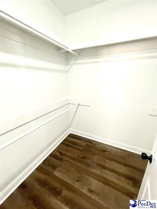 51 Boyd Ln, Cheraw, SC 25920 - spacious closet with dark wood-style floors