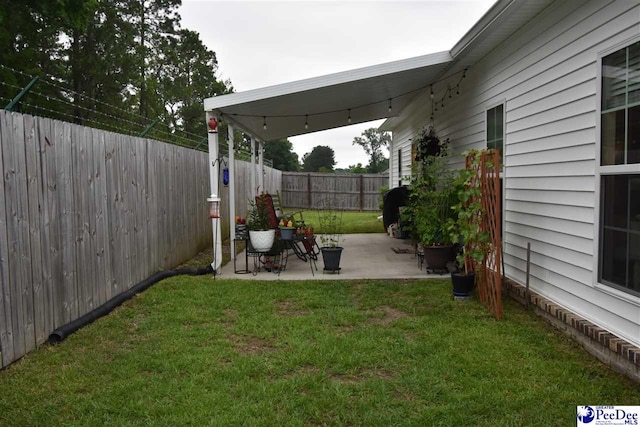 3804 Beckford St, Florence, SC 29501 - view of yard with a patio