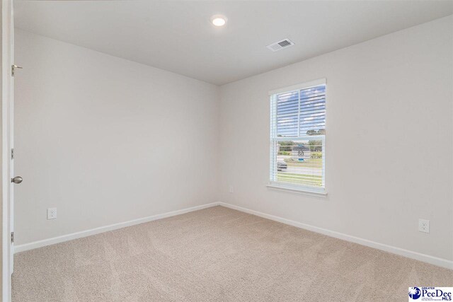 unfurnished room with carpet