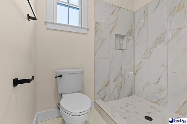 125 E Pine St, Florence, SC 29506 - bathroom with toilet and tiled shower