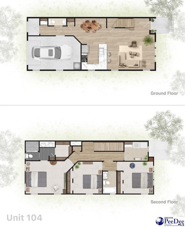 125 E Pine St, Florence, SC 29506 - view of floor plan / room layout