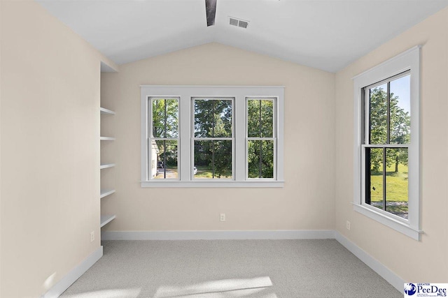 125 E Pine St, Florence, SC 29506 - carpeted empty room featuring plenty of natural light and lofted ceiling
