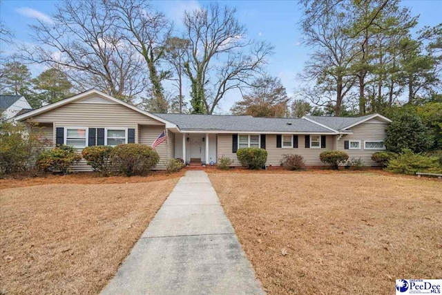 view of ranch-style home