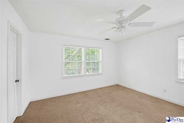 1110 Dunvegan Rd, Florence, SC 29501 - unfurnished room with carpet flooring and ceiling fan