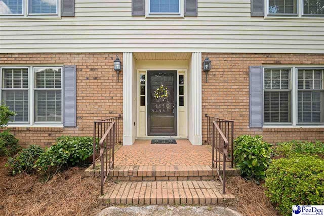 1110 Dunvegan Rd, Florence, SC 29501 - entrance to property featuring brick siding