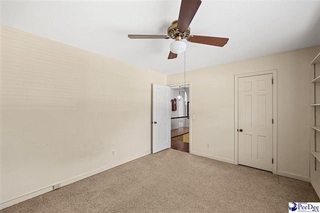 1110 Dunvegan Rd, Florence, SC 29501 - unfurnished bedroom with carpet and ceiling fan