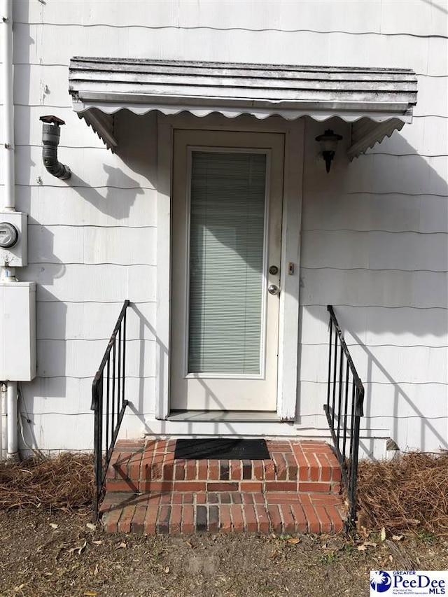 view of entrance to property