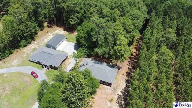 1009 Trailwood Dr, Hartsville, SC 29550 - view of subject property with a forest