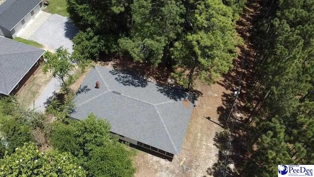 1009 Trailwood Dr, Hartsville, SC 29550 - view from above of property