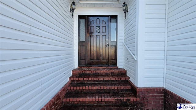 view of entrance to property