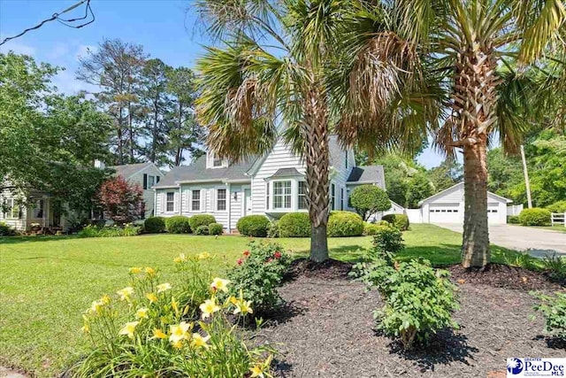 100 Mckellar St, Bennettsville, SC 29512 - view of front facade featuring a front yard