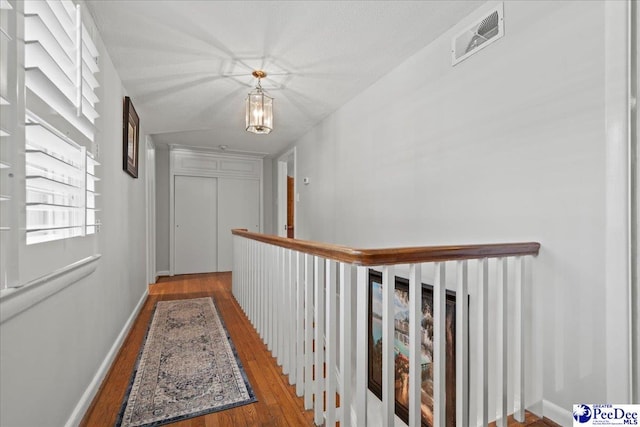 100 Mckellar St, Bennettsville, SC 29512 - hall with wood finished floors