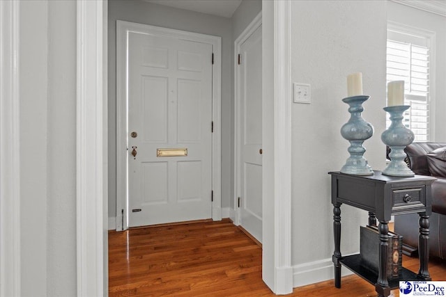 100 Mckellar St, Bennettsville, SC 29512 - corridor with wood finished floors and baseboards