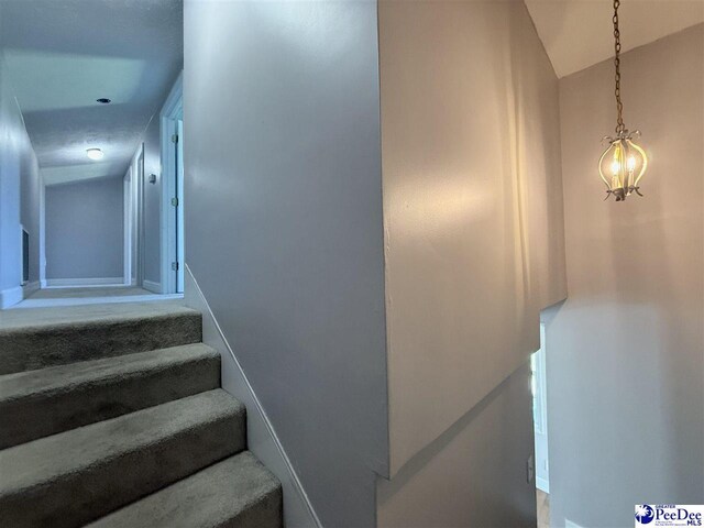 148 High Hill Rd, Lake View, SC 29563 - stairway with baseboards