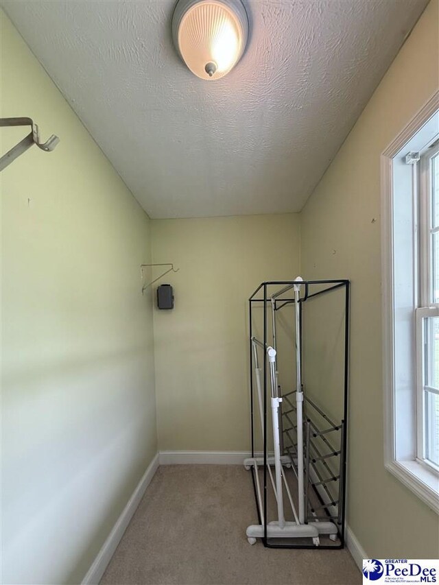 148 High Hill Rd, Lake View, SC 29563 - exercise area featuring carpet and a textured ceiling
