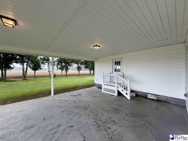 148 High Hill Rd, Lake View, SC 29563 - view of patio featuring an attached carport