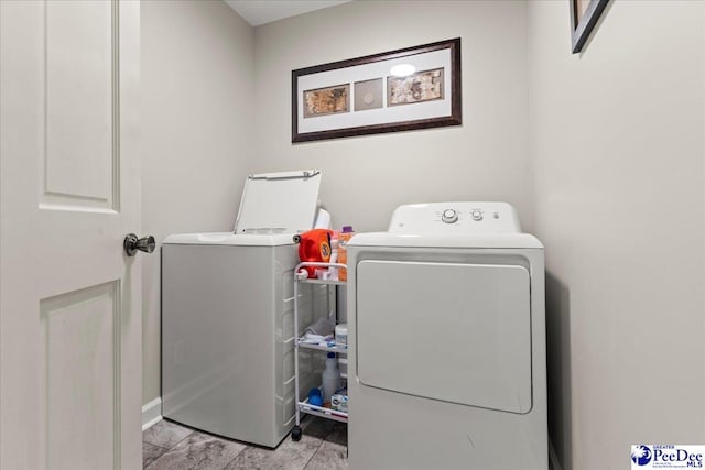 3844 W Lake Dr, Florence, SC 29501 - washroom with separate washer and dryer