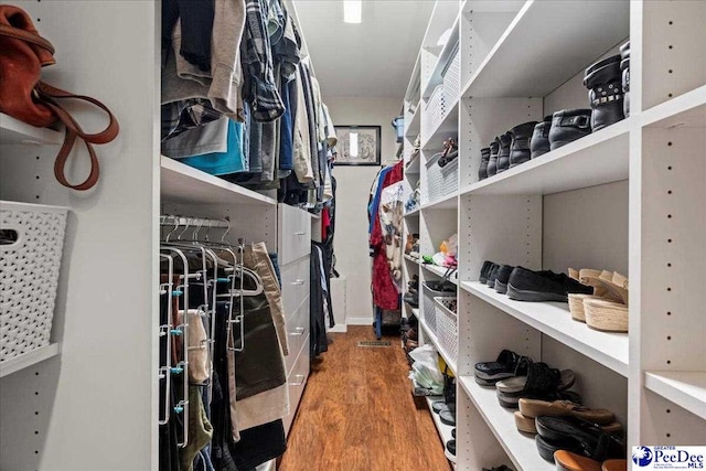 3844 W Lake Dr, Florence, SC 29501 - spacious closet with wood finished floors