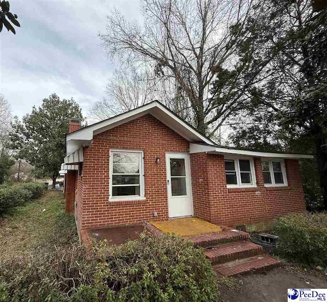 view of bungalow-style home