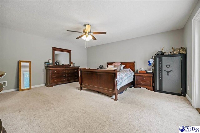 133 Peacock Row, Lamar, SC 29069 - bedroom featuring carpet flooring, a ceiling fan, and baseboards