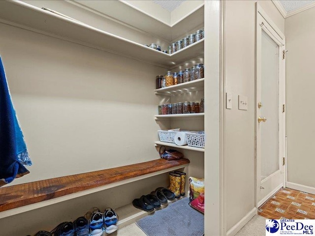 view of pantry